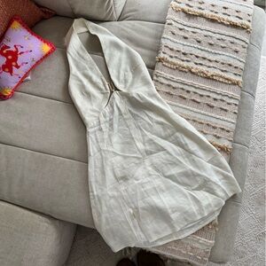 Cult Gaia Cream Halter Dress